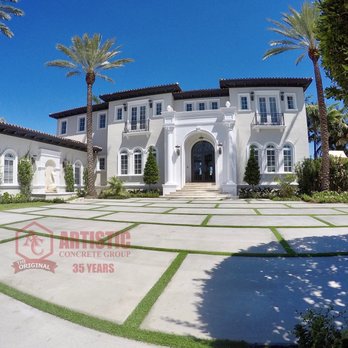 Artistic Concrete Group - the driveway of a home in palm beach, florida - General Contractors Near Me - Pinecrest, Florida Artistic Concrete Group - the driveway of a home in palm beach, florida - General Contractors Near Me - Pinecrest, Florida