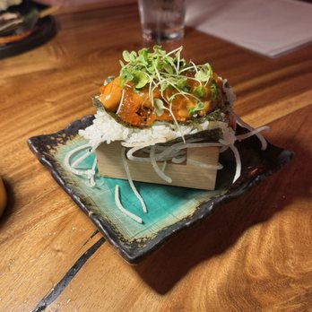 The Crouching Lion - Uni Handroll - Beer Bar Near Me - Kaaawa, Hawaii