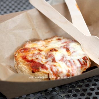 Jammin’ Community Café - Princeton Pizza Muffin ($3.50) - half of a toasted Lillipies English muffin topped with marinara sauce and cheese - Cafes Near Me - Princeton, New Jersey Jammin’ Community Café - Princeton Pizza Muffin ($3.50) - half of a toasted Lillipies English muffin topped with marinara sauce and cheese - Cafes Near Me - Princeton, New Jersey