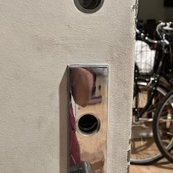Yudin's - The locksmith forced the door open . My keys were not working anymore after the guys left