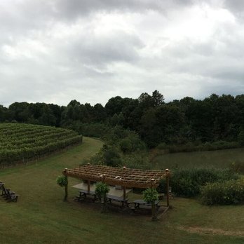 Shade Winery - picnic tables below along with two grills - Wineries Near Me - Shade, Ohio