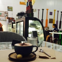 A cappucino.  Xocolat's always had a charming vibe.