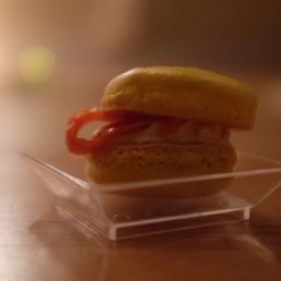 Caviar, smoked salmon and citrus macaron Caviar, smoked salmon and citrus macaron