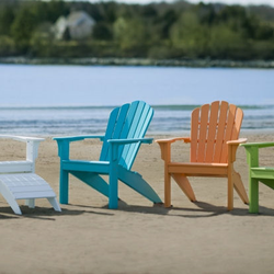 Lowery's Lawn & Patio Furniture - Coastline HDPE Adirondack Chairs