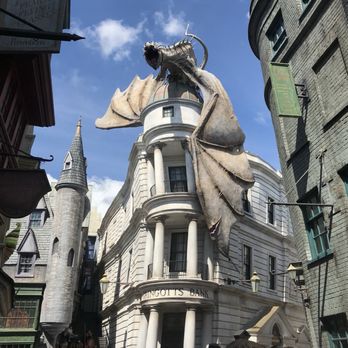 Universal Studios Florida - Dragon on Gringott's Bank - Amusement Parks Near Me - Orlando, Florida Universal Studios Florida - Dragon on Gringott's Bank - Amusement Parks Near Me - Orlando, Florida