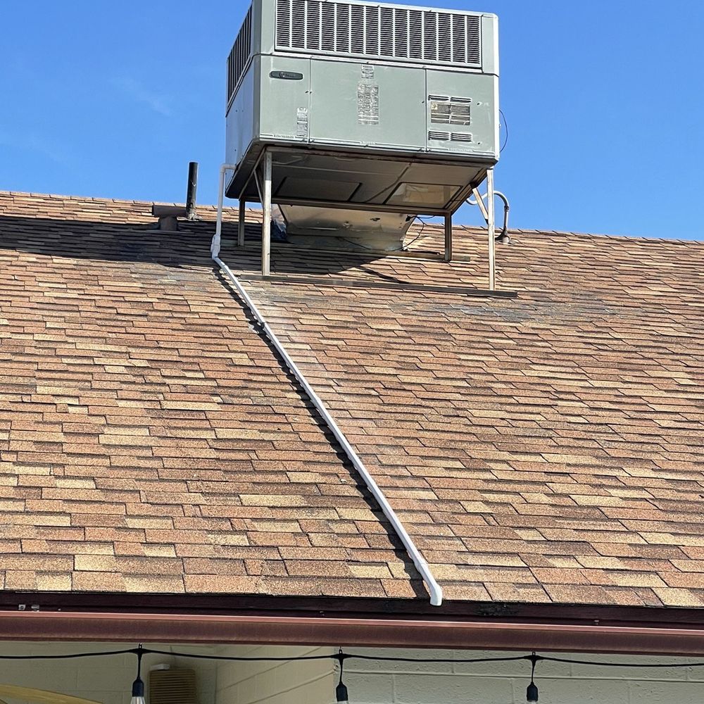 New condensation line, thermostat line, and sealed the chute feeding into the house. We are ready for the summer! :D New condensation line, thermostat line, and sealed the chute feeding into the house. We are ready for the summer! :D