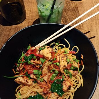Table Six Kitchen + Bar - Chicken Lo Mein (minus mushrooms). Yummy, not too salty and just the right amount of spice. Perfect. - New American Near Me - North Canton, Ohio Table Six Kitchen + Bar - Chicken Lo Mein (minus mushrooms). Yummy, not too salty and just the right amount of spice. Perfect. - New American Near Me - North Canton, Ohio