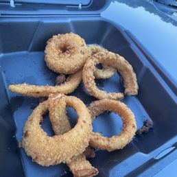 Terrible onion rings.