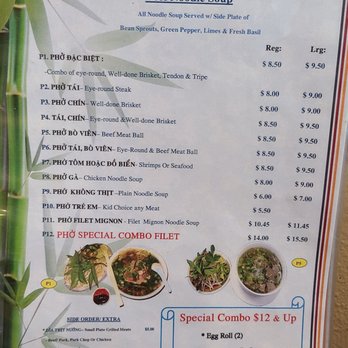 Pho 2012 Bistro - Menu - Vietnamese Near Me - Anaheim, California