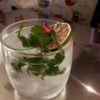 Aroi Mak Mak - Tom kha. It's a gin base. Soooo good - Cocktail Bars Near Me - Redlands, California Aroi Mak Mak - Tom kha. It's a gin base. Soooo good - Cocktail Bars Near Me - Redlands, California