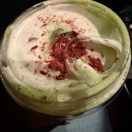 Strawberry matcha