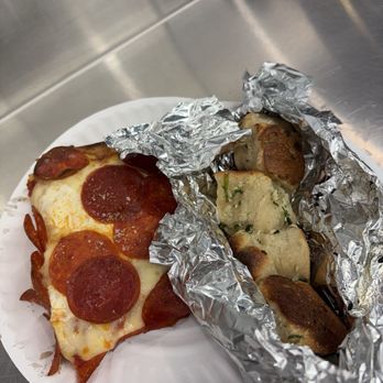 Abitino's Pizza Rock Center - Spicy Sicilian Slice - Pizza Near Me - New York, New York