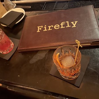 Firefly - Barrel aged old fashion , Diablo Mezcal - New American Near Me - Studio City, California