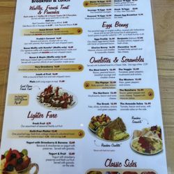 Sunny Morning - Menu as of Aug 2023