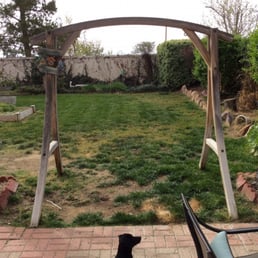 Our yard before, during clean up and then Our yard before, during clean up and then