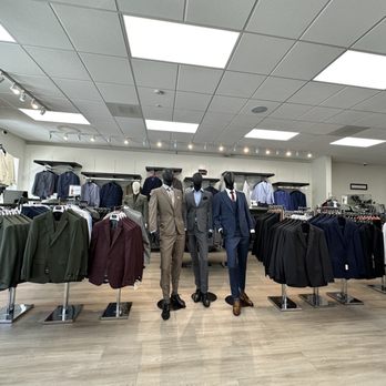 Suit & Tux Warehouse - Example of just a portion of the store's selection. - Men's Clothing Near Me - Bellflower, California