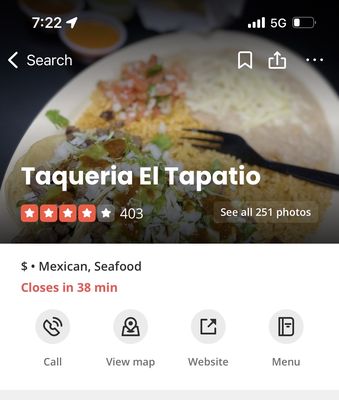 Taqueria El Tapatio Mexican Grill by null