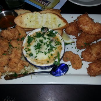 Pappadeaux Seafood Kitchen - Sampler trio. Alligator. Shrimp and crab fondue. Coconut shrimp (substitute) - Seafood Near Me - Phoenix, Arizona Pappadeaux Seafood Kitchen - Sampler trio. Alligator. Shrimp and crab fondue. Coconut shrimp (substitute) - Seafood Near Me - Phoenix, Arizona