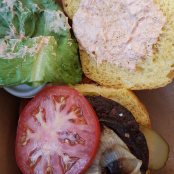 Veganized - Delicious sauce on the burger, didn't need ketchup. - Vegan Near Me - New Brunswick, New Jersey Veganized - Delicious sauce on the burger, didn't need ketchup. - Vegan Near Me - New Brunswick, New Jersey