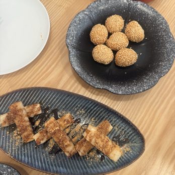 Shu Kitchen - brown sugar rice cakes, sesame balls - Chinese Near Me - Austin, Texas Shu Kitchen - brown sugar rice cakes, sesame balls - Chinese Near Me - Austin, Texas