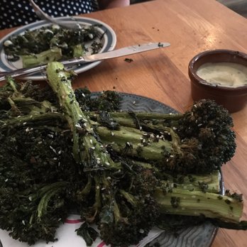 Abigail Street - The most delicious form of a vegetable I have ever had. We already ate 3 of them when I took this pic. HUGE portion - Mediterranean Near Me - Cincinnati, Ohio