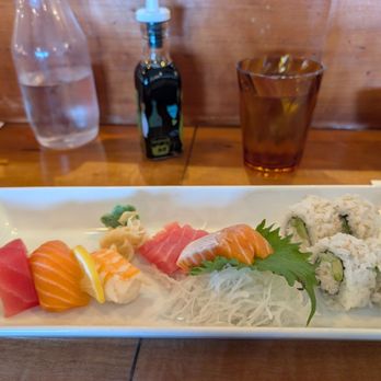 Sushi Ya - Sushi and Sashimi Set with California roll. - Sushi Bars Near Me - Kennewick, Washington