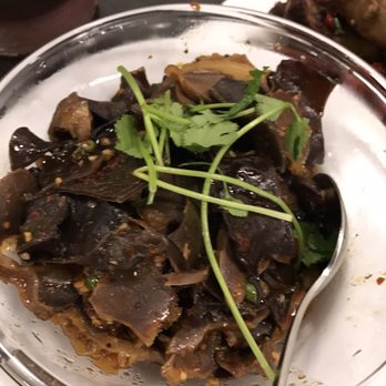 Dong Ting Spring - The spicy medley with duck gizzards, honey comb tripe, and wood ear mushroom for $8.75. - Chinese Near Me - Thousand Oaks, California