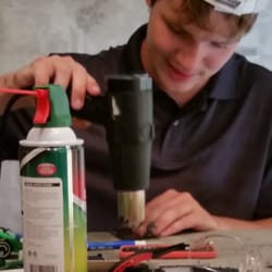 CPR Cell Phone Repair - Chad The iPhone Repair Master in action!