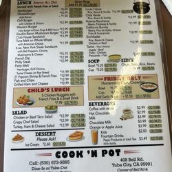 Cook N' Pot - Menu 5/2024