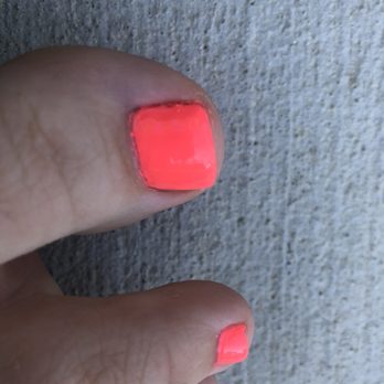 Castaic Nails - Hard to tell but bubbly paint - Nail Salons Near Me - Castaic, California