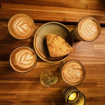 Re/creation Cafe - lovers latte la brea cornbread waffles + fruit & ricotta - Cafes Near Me - Los Angeles, California Re/creation Cafe - lovers latte la brea cornbread waffles + fruit & ricotta - Cafes Near Me - Los Angeles, California