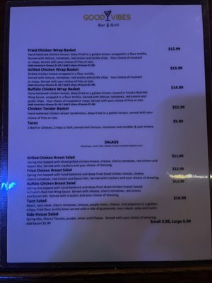 Menu photo 3 Good Vibes Bar & Grill Richardson, TX Menu photo 3 Good Vibes Bar & Grill Richardson, TX