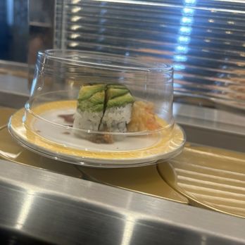 Hokkaido Revolving Sushi - Picture doesn't do it justice. This plate looked like it had rode the belt for hours, did not look fresh at all - Sushi Bars Near Me - Columbus, Ohio Hokkaido Revolving Sushi - Picture doesn't do it justice. This plate looked like it had rode the belt for hours, did not look fresh at all - Sushi Bars Near Me - Columbus, Ohio