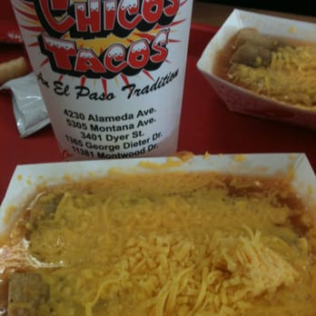 Chico's Tacos - Ooey gooey goodness! - Mexican Near Me - El Paso, Texas