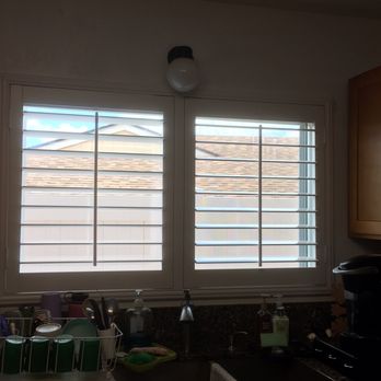 G&S Shutter Designs - Gavin and Sean once again did a fabulous job with more shutter installation in our kitchen about 2 yrs ago. - Shades & Blinds Near Me
