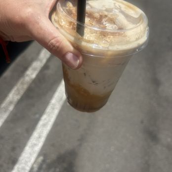 Stories Cafe - Peanut butter latte with oat milk - Coffee & Tea Near Me - Whittier, California Stories Cafe - Peanut butter latte with oat milk - Coffee & Tea Near Me - Whittier, California
