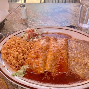 Raza Fresa - cheese enchiladas and the beans and rice yummy too - Mexican Near Me - Niwot, Colorado Raza Fresa - cheese enchiladas and the beans and rice yummy too - Mexican Near Me - Niwot, Colorado