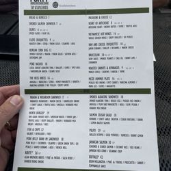 North Forty - Menu