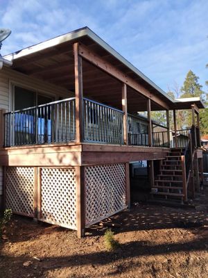 New Deck Install - Removal of old deck and replaced with new New Deck Install - Removal of old deck and replaced with new