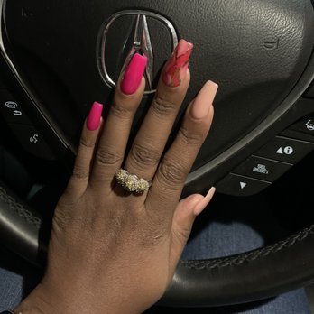 Raffine Nail & Spa - Fresh set, chisel dip powder, by Jimmy. - Nail Salons Near Me - Annandale, Virginia