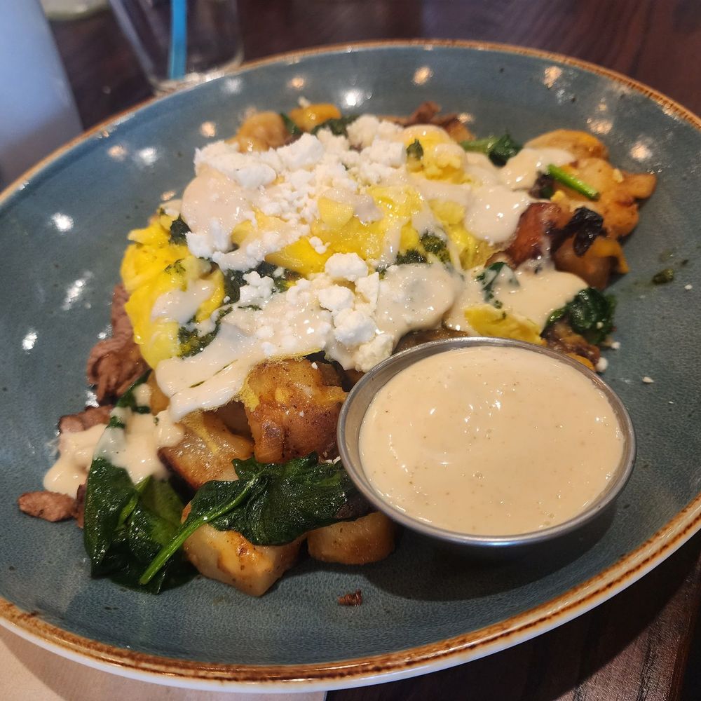 First Watch - Chimichurri steak & eggs minus the onions and peppers - Cafes Near Me - Tampa, Florida First Watch - Chimichurri steak & eggs minus the onions and peppers - Cafes Near Me - Tampa, Florida