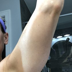 Glow Birmingham - Splotchy orange spray tan