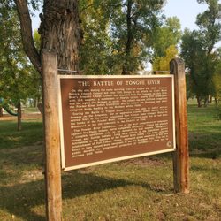 Connor Battlefield - Historical sign