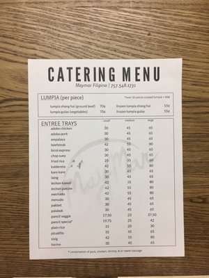 Menu photo 7 Maymar Filipino Restaurant Chesapeake, VA Menu photo 7 Maymar Filipino Restaurant Chesapeake, VA