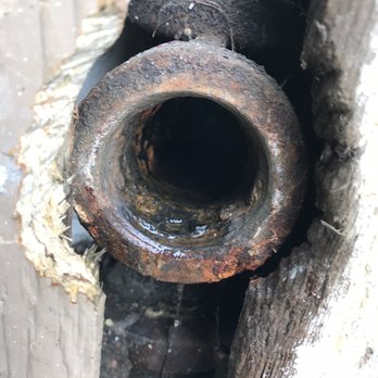 JR's Plumbing and Drain - Rusty opening that was sealed closed with a plastic cap- Thanks Miguel! - Plumbing Near Me - Benicia, California JR's Plumbing and Drain - Rusty opening that was sealed closed with a plastic cap- Thanks Miguel! - Plumbing Near Me - Benicia, California