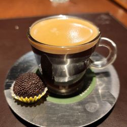 Coco Bambu Flamboyant - American coffee with a brigadeiro as the cherry on top hehe