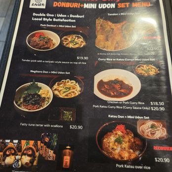 Udon Yonpachi - inside menu - Japanese Near Me - Honolulu, Hawaii