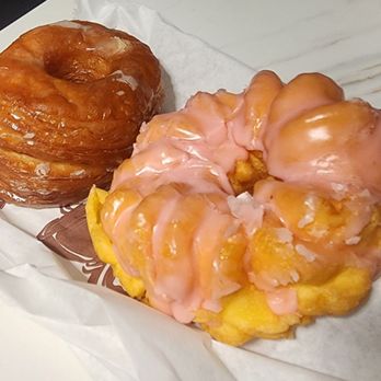 R B Donuts - Cronut + strawberry crueller - Desserts Near Me - San Diego, California R B Donuts - Cronut + strawberry crueller - Desserts Near Me - San Diego, California