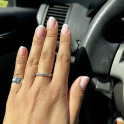 Gel French manicure