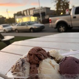 Sample of four flavors